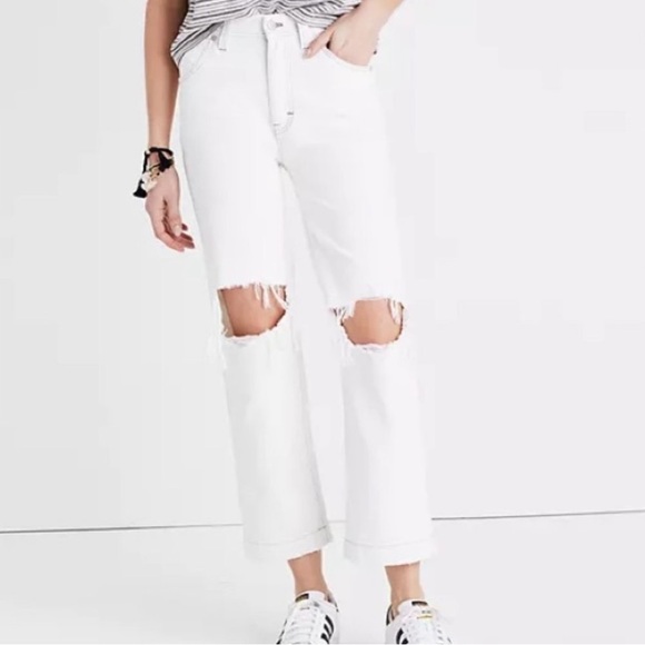 Madewell x Where I was from slim straight distressed 11“ rise jeans - Picture 10 of 10
